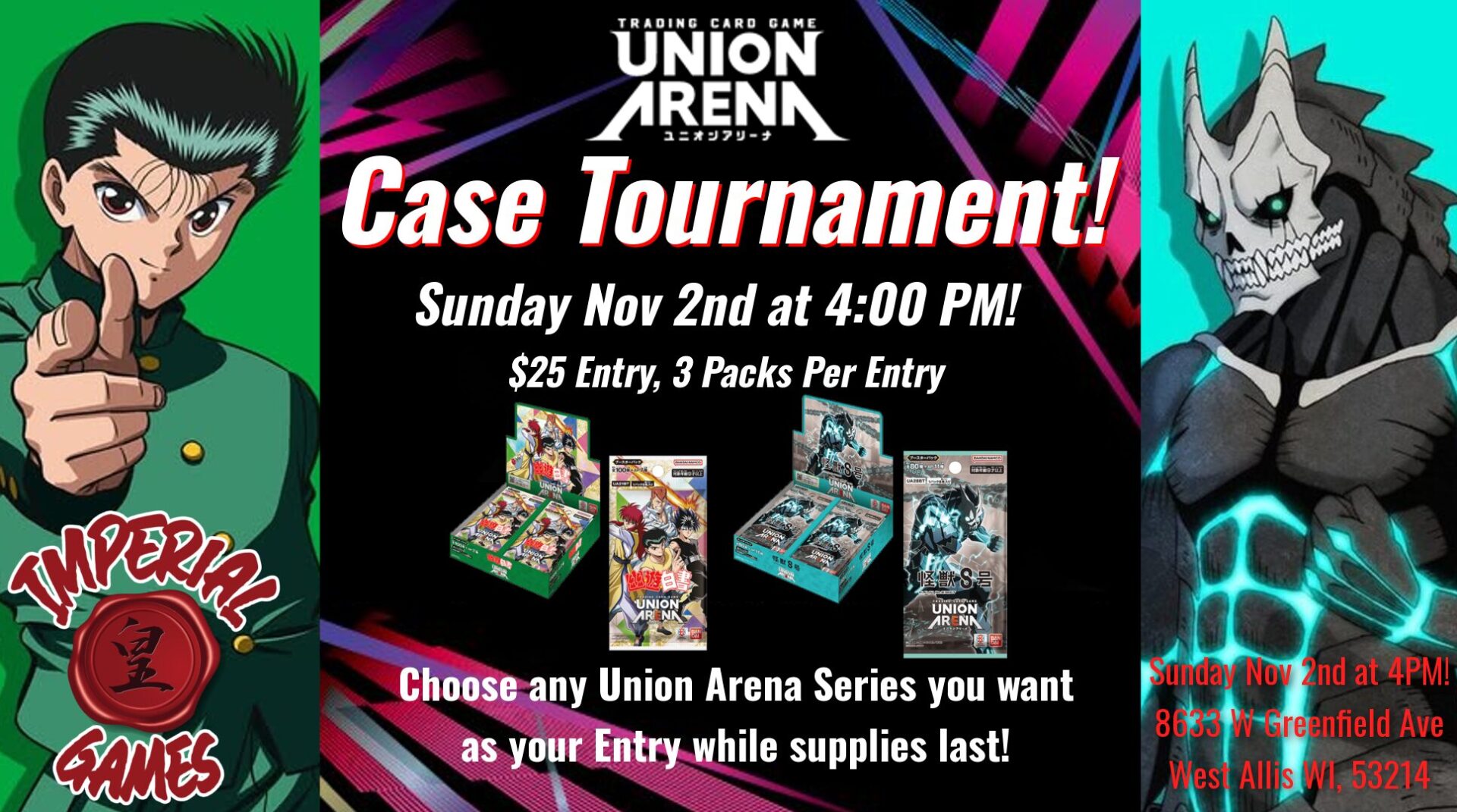 Union Arena Case Tournament